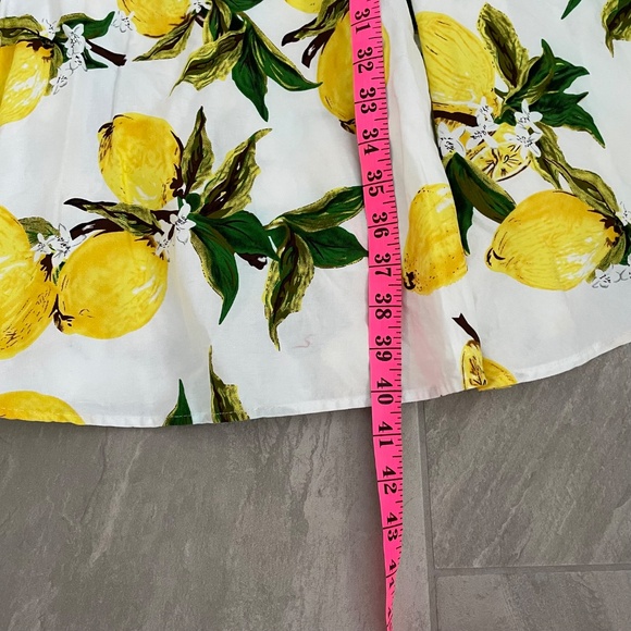 Vintage Inspired Lemon Print Dress - Picture 7 of 9